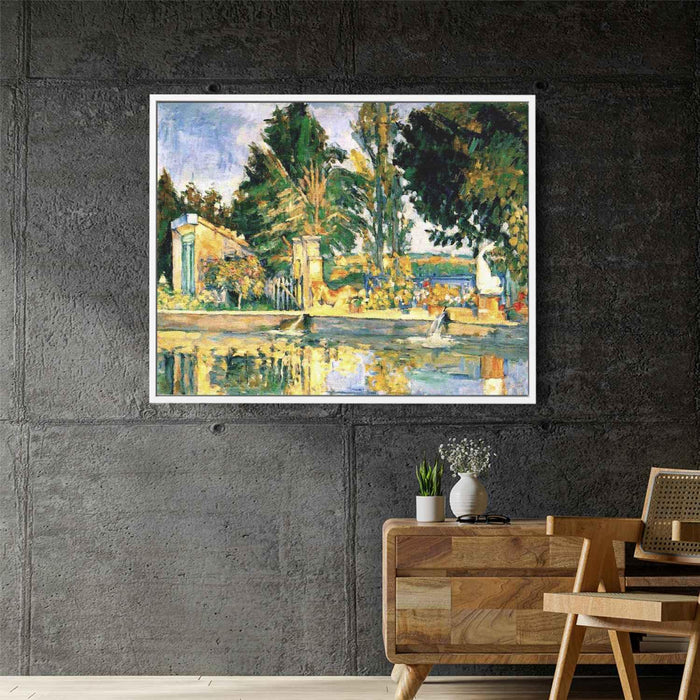 Jas de Bouffan, the pool by Paul Cezanne - Canvas Artwork