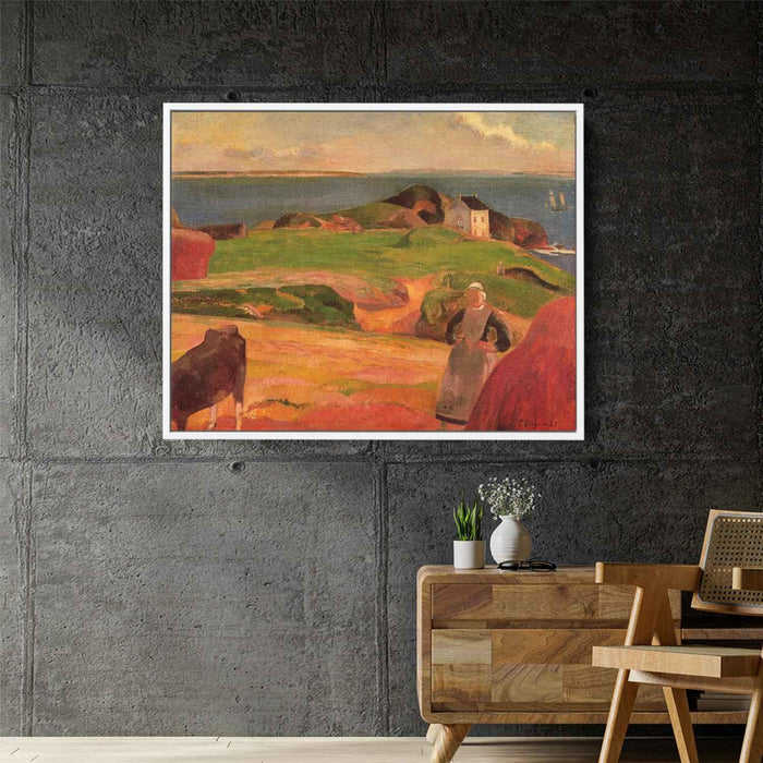 Landscape at Le Pouldu, the isolated house by Paul Gauguin - Canvas Artwork