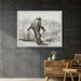 Peasant with Sickle, Seen from the Back by Vincent van Gogh - Canvas Artwork