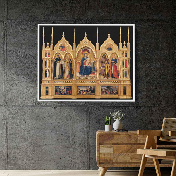 Perugia Altarpiece (1448) by Fra Angelico - Canvas Artwork