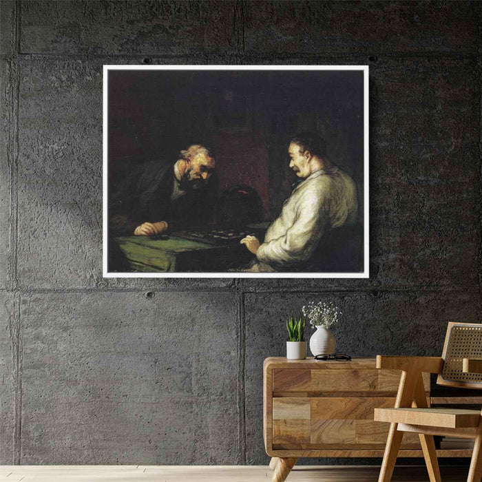 Players by Honore Daumier - Canvas Artwork