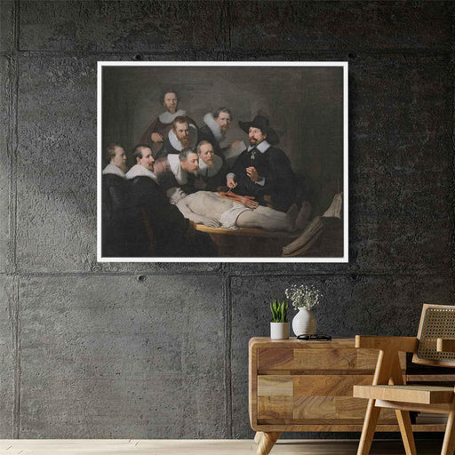 The Anatomy Lesson of Dr. Nicolaes Tulp (1632) by Rembrandt - Canvas Artwork