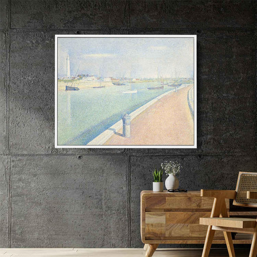 The Channel of Gravelines, Petit Fort Philippe by Georges Seurat - Canvas Artwork