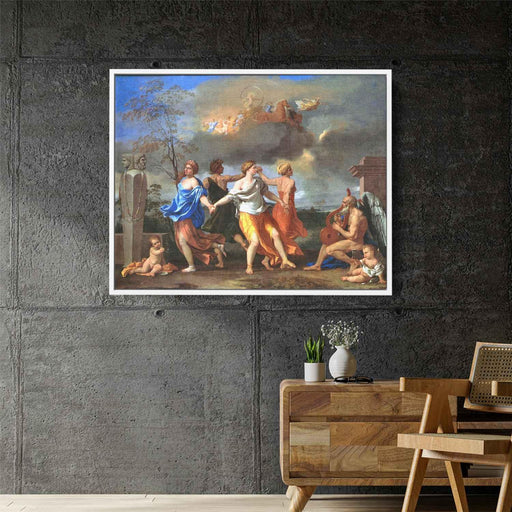 Dance to the Music of Time (1634) by Nicolas Poussin - Canvas Artwork