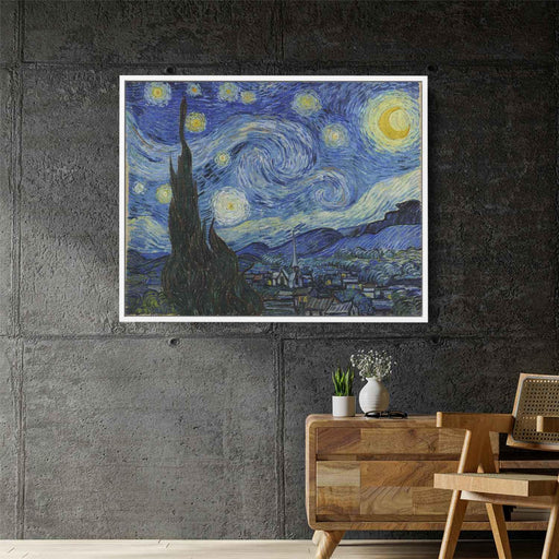 The Starry Night (1889) by Vincent van Gogh - Canvas Artwork