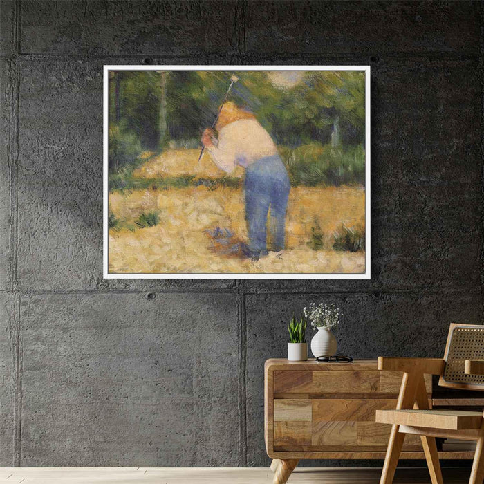 The Stone Breaker (1882) by Georges Seurat - Canvas Artwork