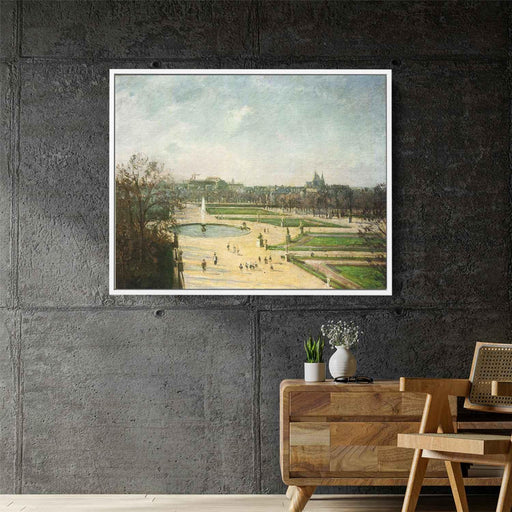 The Tuileries Gardens, Afternoon, Sun by Camille Pissarro - Canvas Artwork