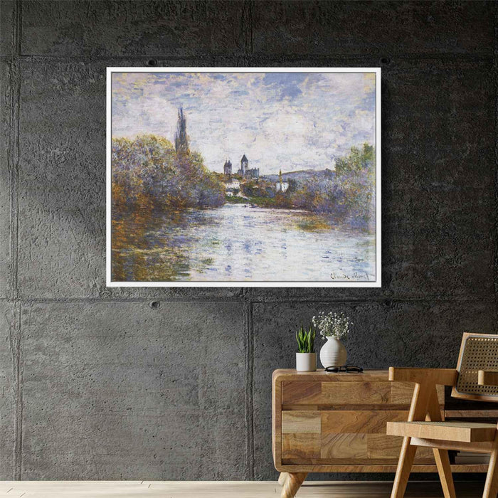 Vetheuil, The Small Arm of the Seine by Claude Monet - Canvas Artwork