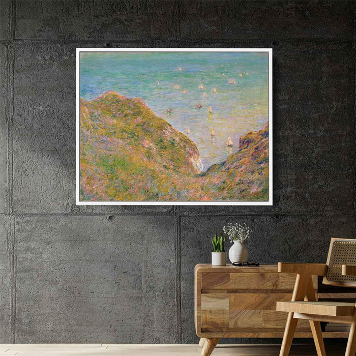 View from the Cliff at Pourville, Bright Weather by Claude Monet - Canvas Artwork