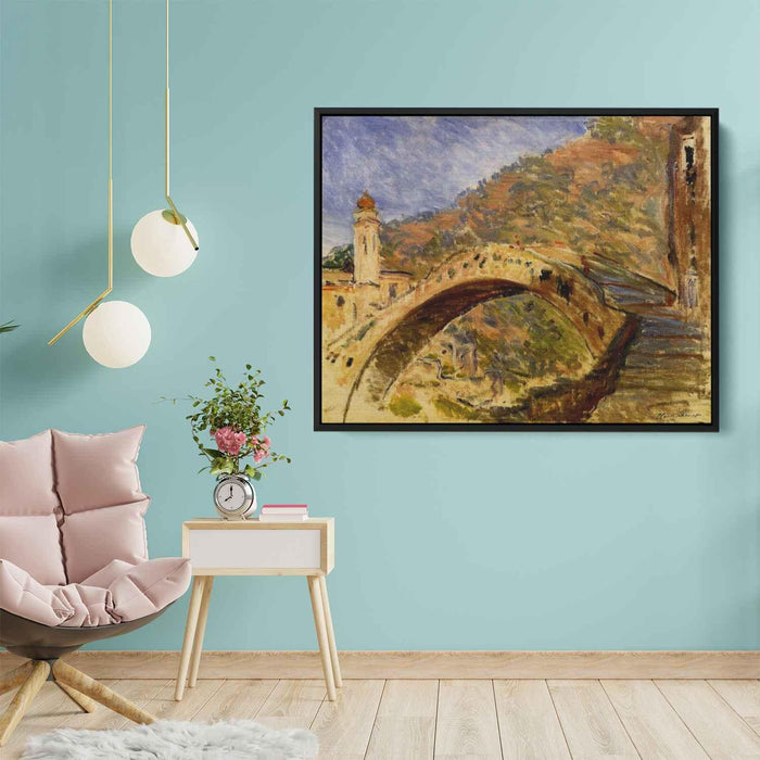 Dolceacqua, Bridge by Claude Monet - Canvas Artwork