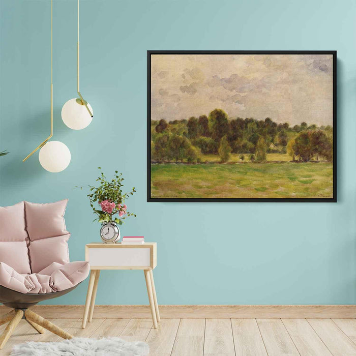 Eragny, Twilight by Camille Pissarro - Canvas Artwork