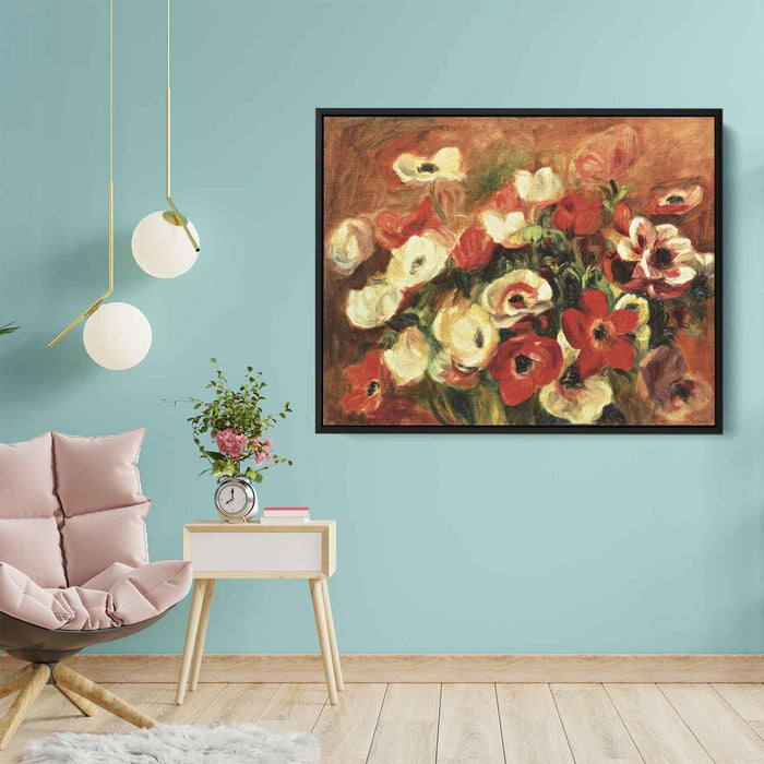 Spray of Anemones by Pierre-Auguste Renoir - Canvas Artwork