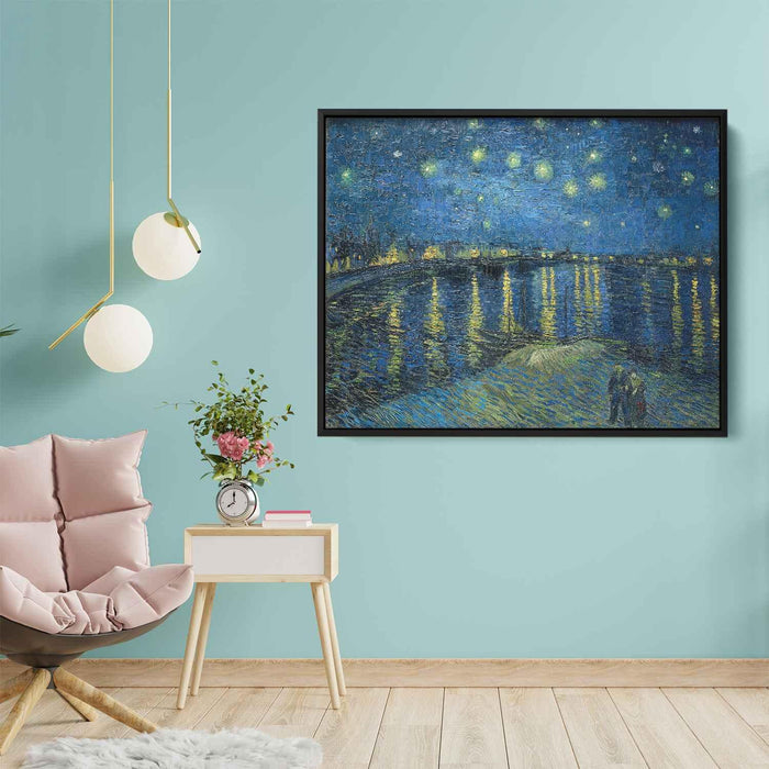 Starry Night Over the Rhone (1888) by Vincent van Gogh - Canvas Artwork