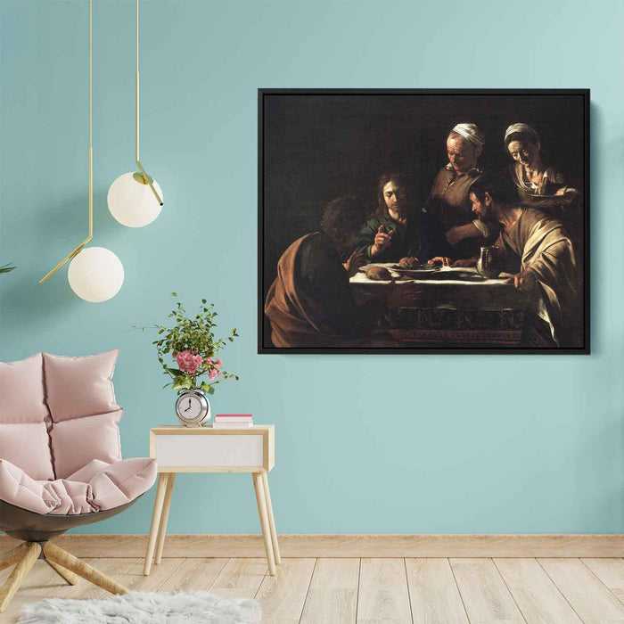 Supper at Emmaus (1606) by Caravaggio - Canvas Artwork