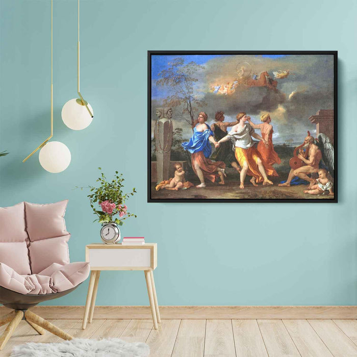 Dance to the Music of Time (1634) by Nicolas Poussin - Canvas Artwork