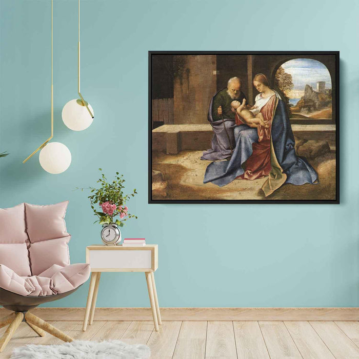 The Holy Family (Madonna Benson) (1500) by Giorgione - Canvas Artwork