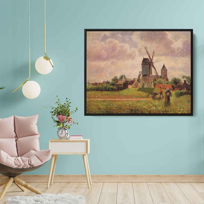 The Knocke Windmill, Belgium by Camille Pissarro - Canvas Artwork