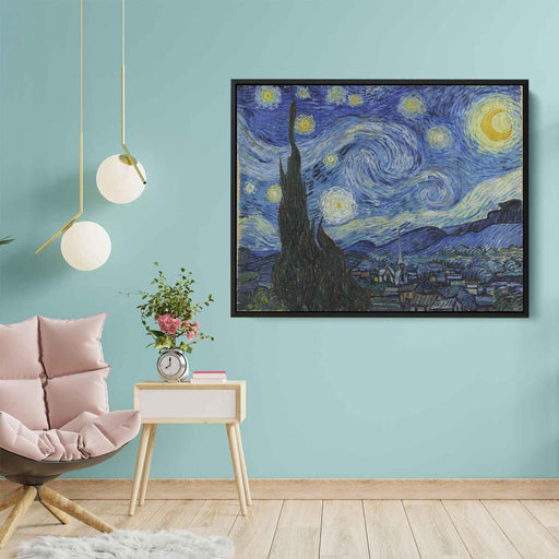 The Starry Night (1889) by Vincent van Gogh - Canvas Artwork