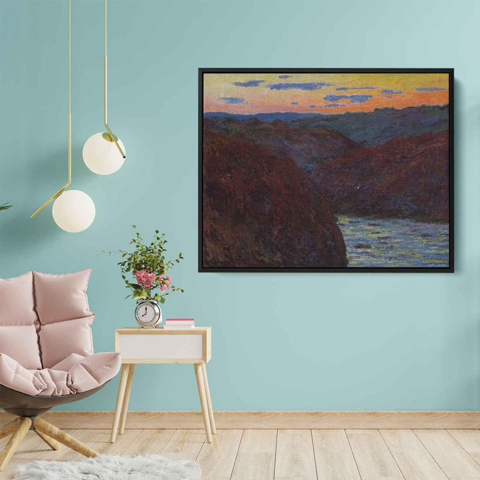 Valley of the Creuse, Sunset by Claude Monet - Canvas Artwork