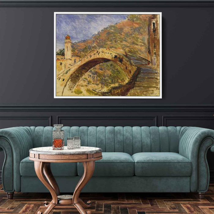 Dolceacqua, Bridge by Claude Monet - Canvas Artwork