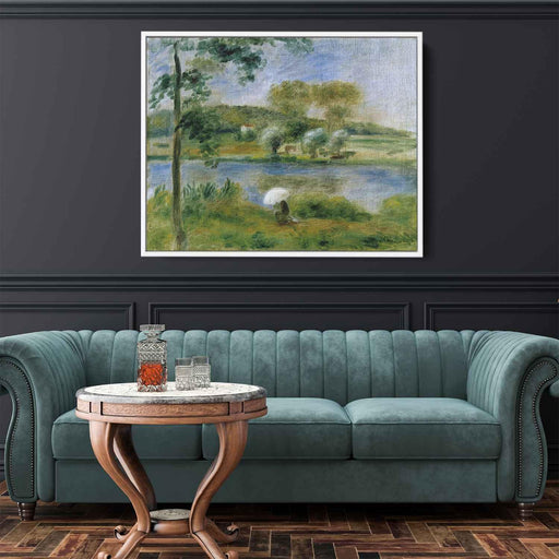Landscape Banks of the River by Pierre-Auguste Renoir - Canvas Artwork