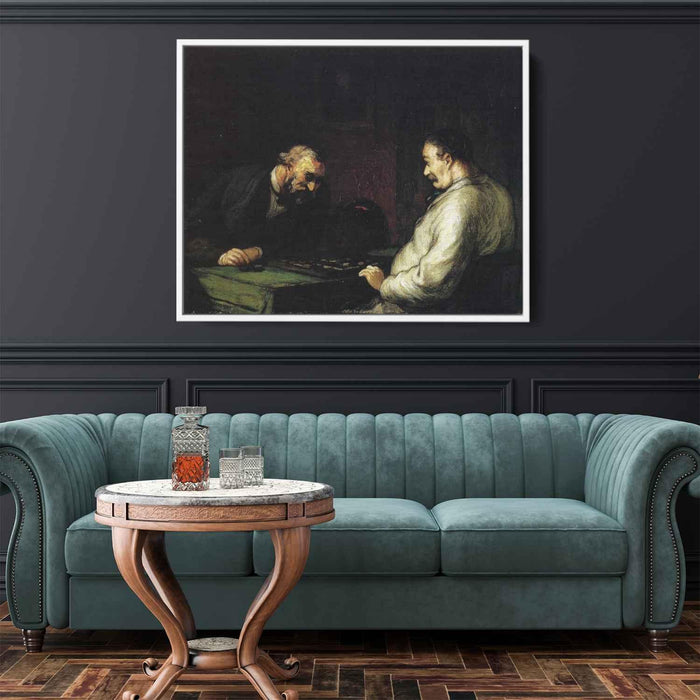 Players by Honore Daumier - Canvas Artwork