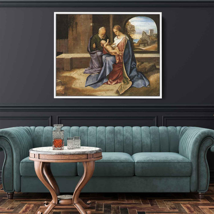 The Holy Family (Madonna Benson) (1500) by Giorgione - Canvas Artwork