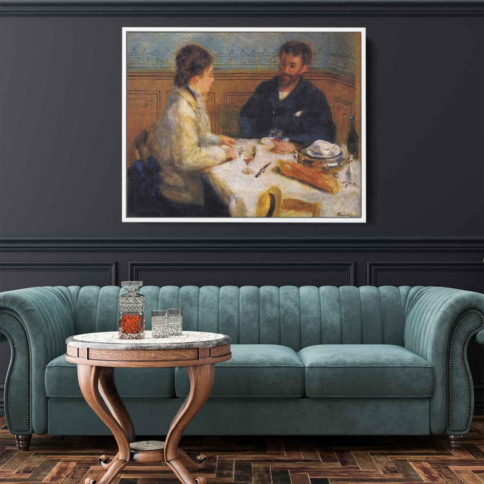 The Luncheon (1879) by Pierre-Auguste Renoir - Canvas Artwork