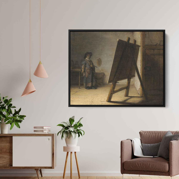 Artist in his Studio (1626) by Rembrandt - Canvas Artwork