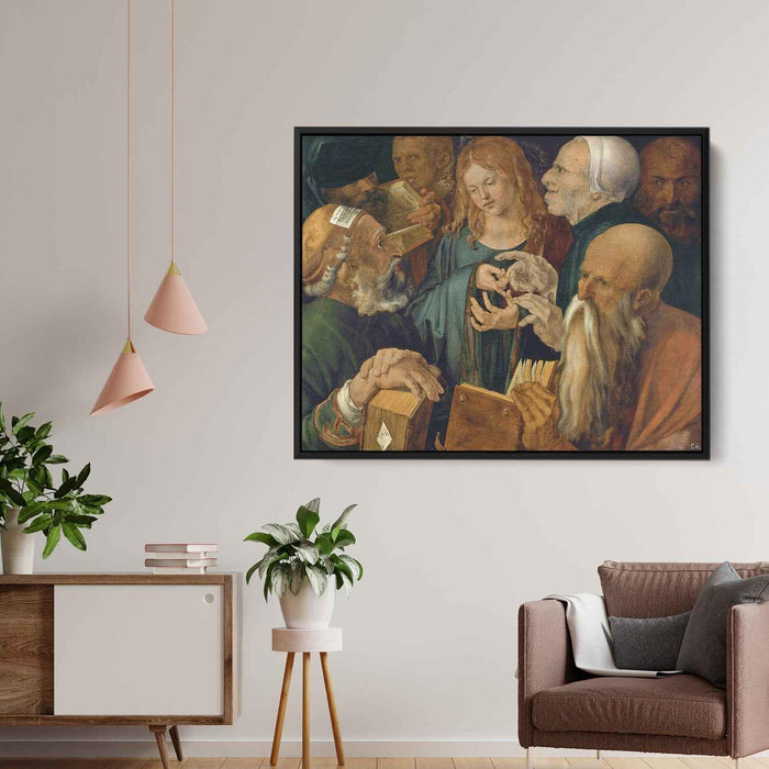 Christ among the Doctors (1506) by Albrecht Durer - Canvas Artwork