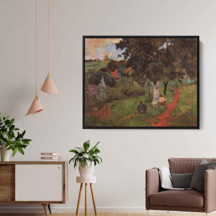 Coming and going, Martinique by Paul Gauguin - Canvas Artwork