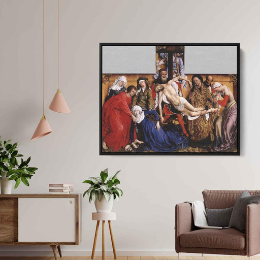 Deposition (1435) by Rogier van der Weyden - Canvas Artwork