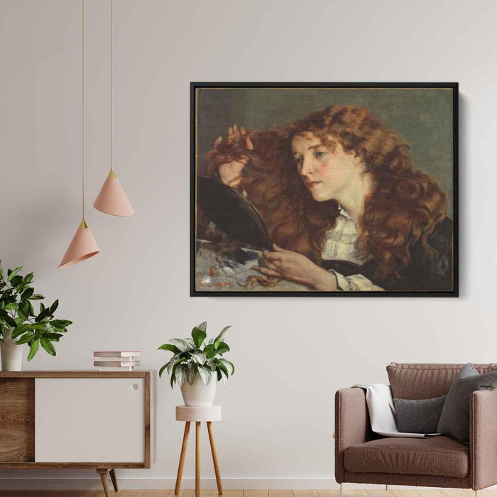 Portrait of Jo, the Beautiful Irish Girl by Gustave Courbet - Canvas Artwork