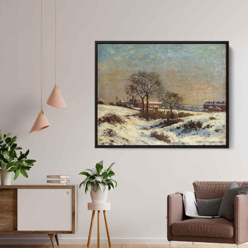 Landscape under Snow, Upper Norwood by Camille Pissarro - Canvas Artwork