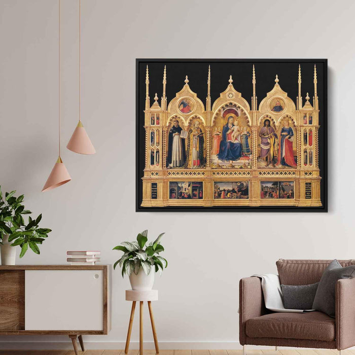 Perugia Altarpiece (1448) by Fra Angelico - Canvas Artwork