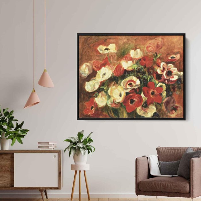 Spray of Anemones by Pierre-Auguste Renoir - Canvas Artwork