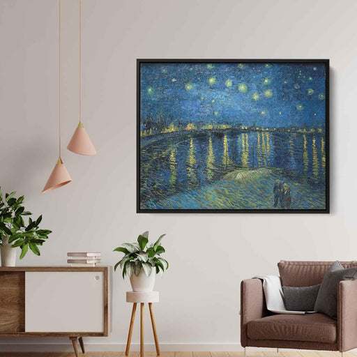 Starry Night Over the Rhone (1888) by Vincent van Gogh - Canvas Artwork