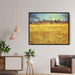 Summer Evening, Wheatfield with Setting sun by Vincent van Gogh - Canvas Artwork