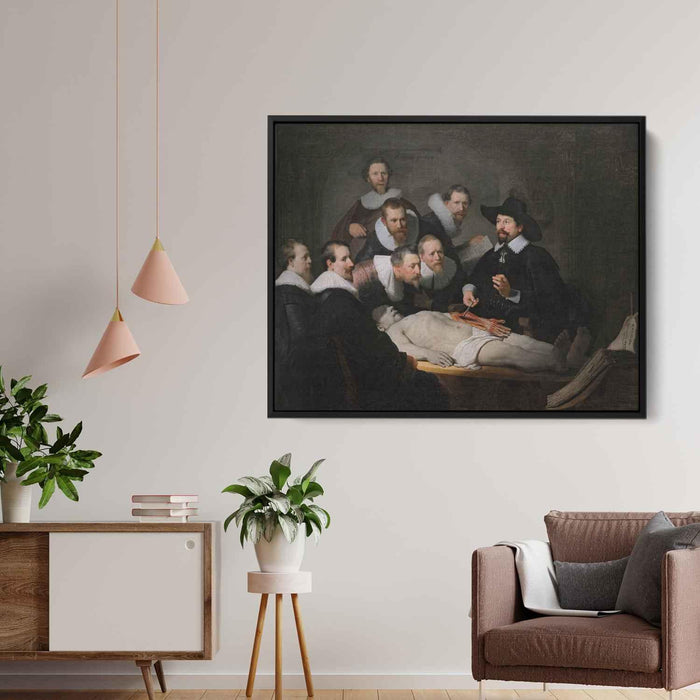 The Anatomy Lesson of Dr. Nicolaes Tulp (1632) by Rembrandt - Canvas Artwork