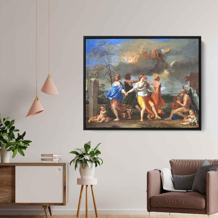 Dance to the Music of Time (1634) by Nicolas Poussin - Canvas Artwork