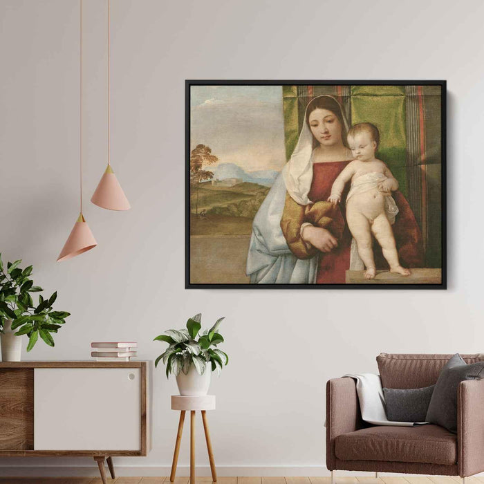 The Gipsy Madonna (1511) by Titian - Canvas Artwork