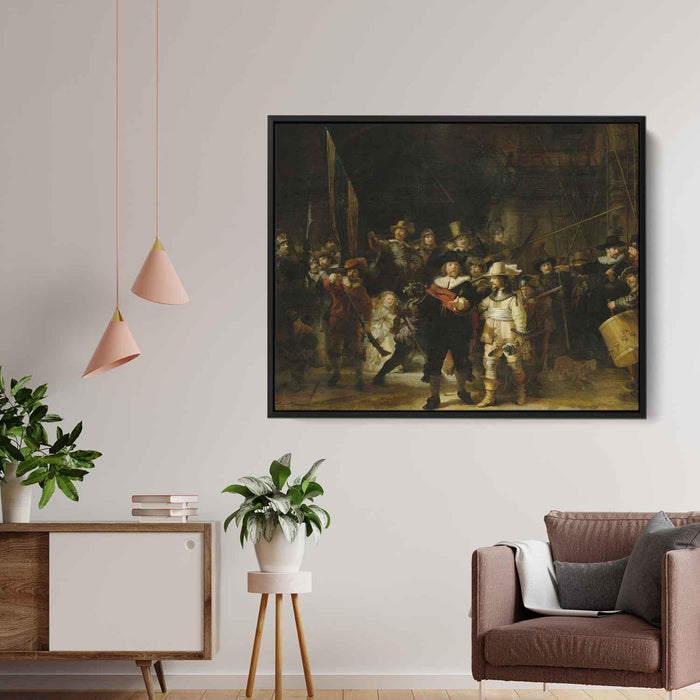 The Nightwatch (1642) by Rembrandt - Canvas Artwork