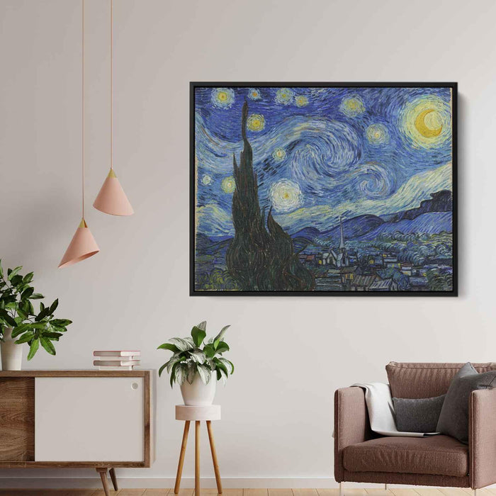 The Starry Night (1889) by Vincent van Gogh - Canvas Artwork