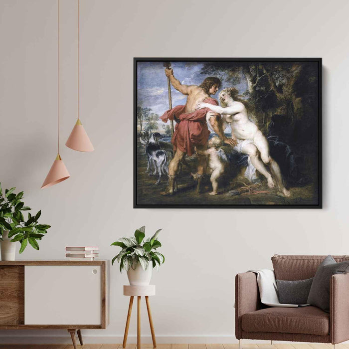 Venus and Adonis (1635) by Peter Paul Rubens - Canvas Artwork