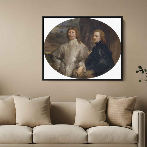Sir Endymion Porter and the Artist (1635) by Anthony van Dyck - Canvas Artwork