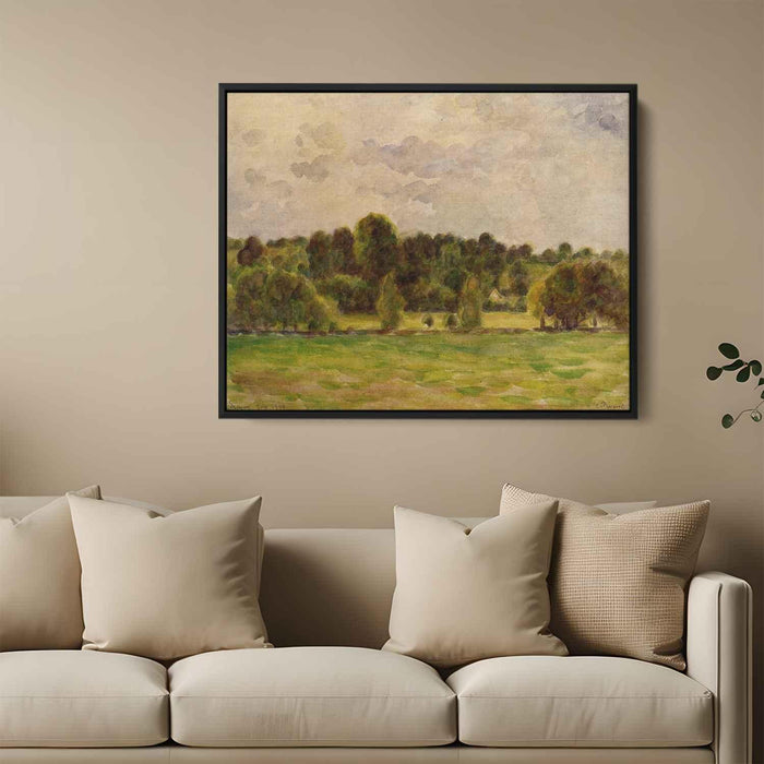 Eragny, Twilight by Camille Pissarro - Canvas Artwork