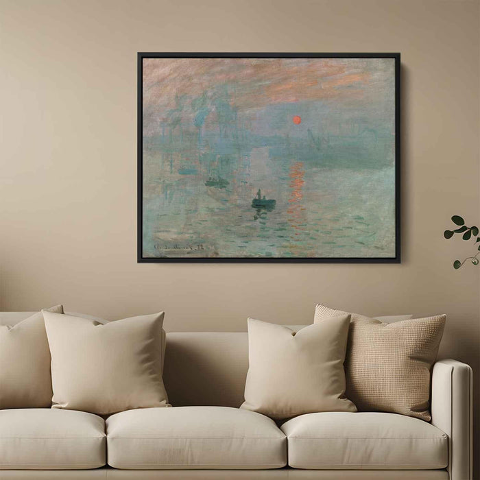 Impression, sunrise by Claude Monet - Canvas Artwork