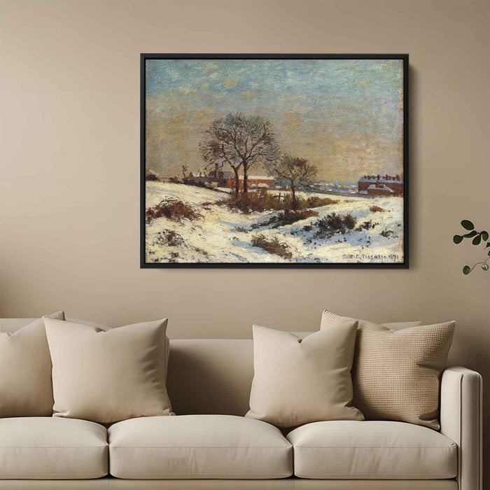 Landscape under Snow, Upper Norwood by Camille Pissarro - Canvas Artwork