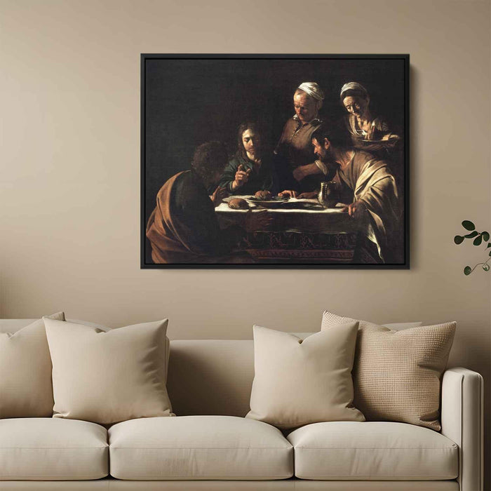 Supper at Emmaus (1606) by Caravaggio - Canvas Artwork