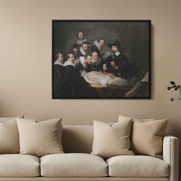 The Anatomy Lesson of Dr. Nicolaes Tulp (1632) by Rembrandt - Canvas Artwork